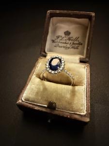 Sapphire and Diamond Ring